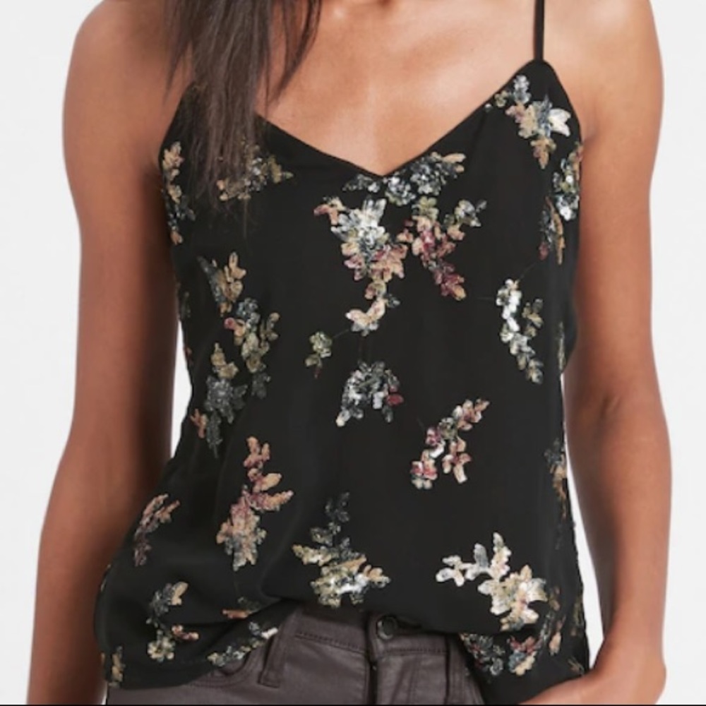 Banana Republic Black Camisole-Size S